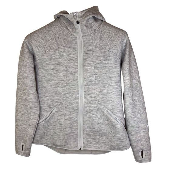 Avalanche Women’s Grey Hoodie Size Large Thumbholes Athletic Warm Running Grey‎ - Picture 1 of 5